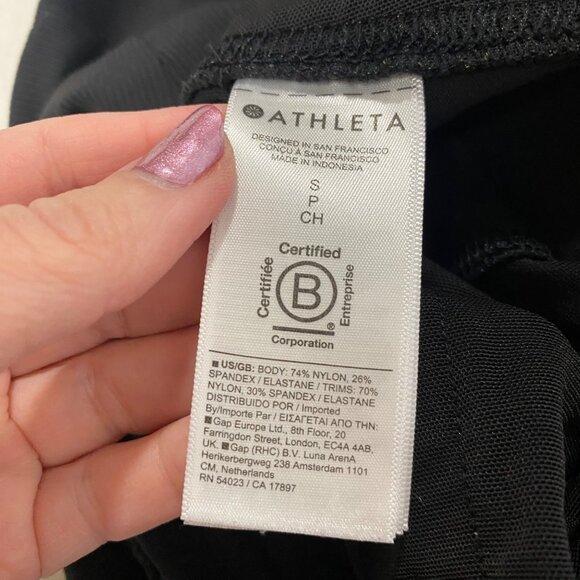 Athleta High Rise Venice‎ Black Jogger Size S - Picture 7 of 10